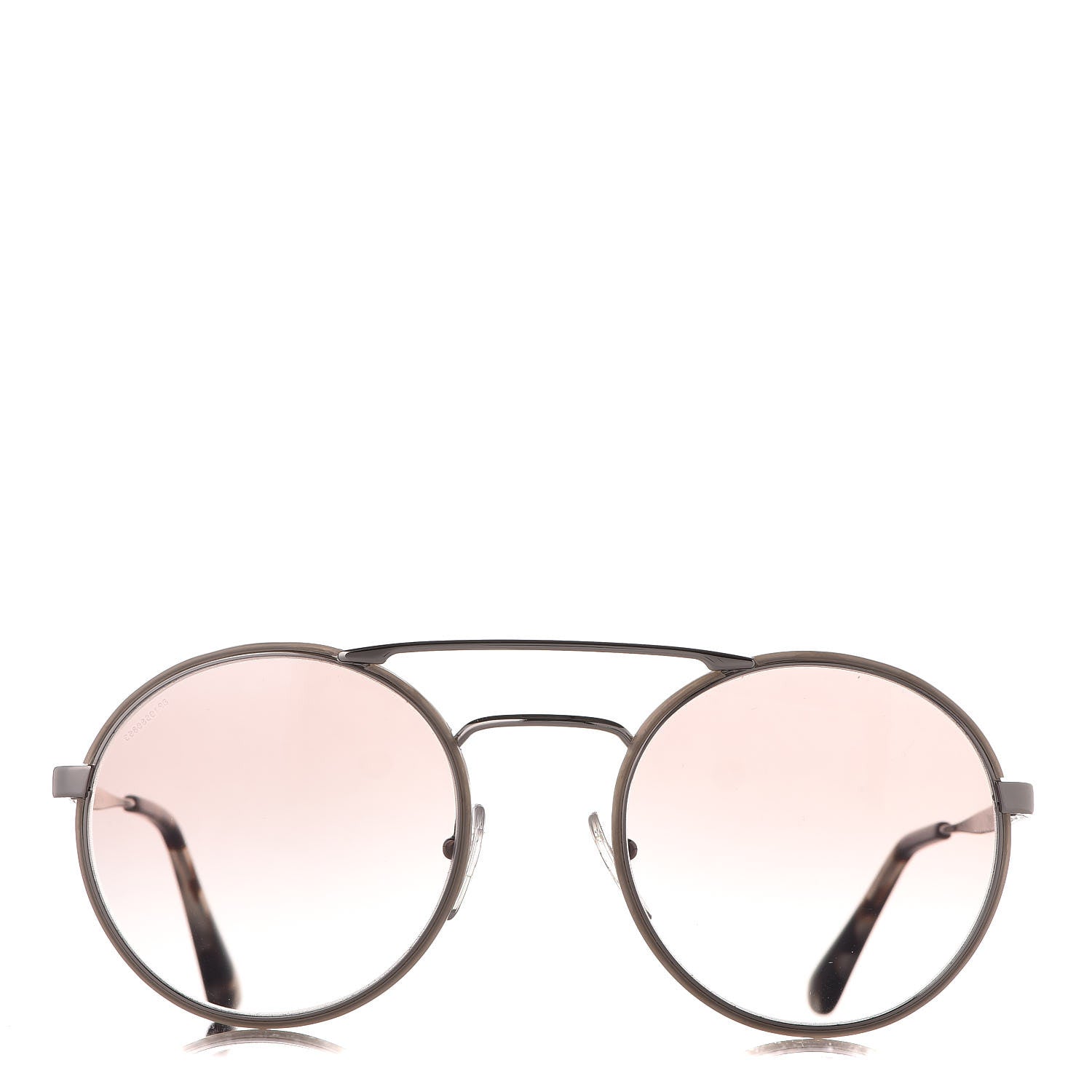 Prada Round Sunglasses SPR 51S Silver 3 of 9