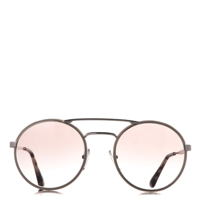 Prada Round Sunglasses SPR 51S Silver 3 of 9