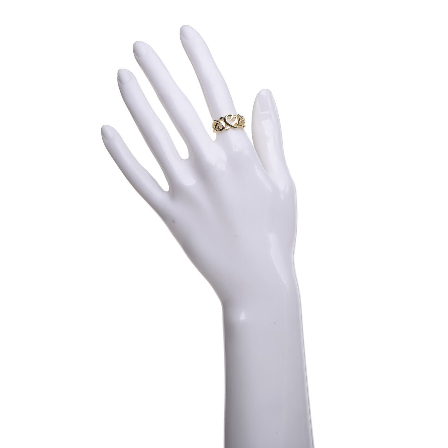 18K Yellow Gold Paloma Picasso Loving Heart Ring 52 6