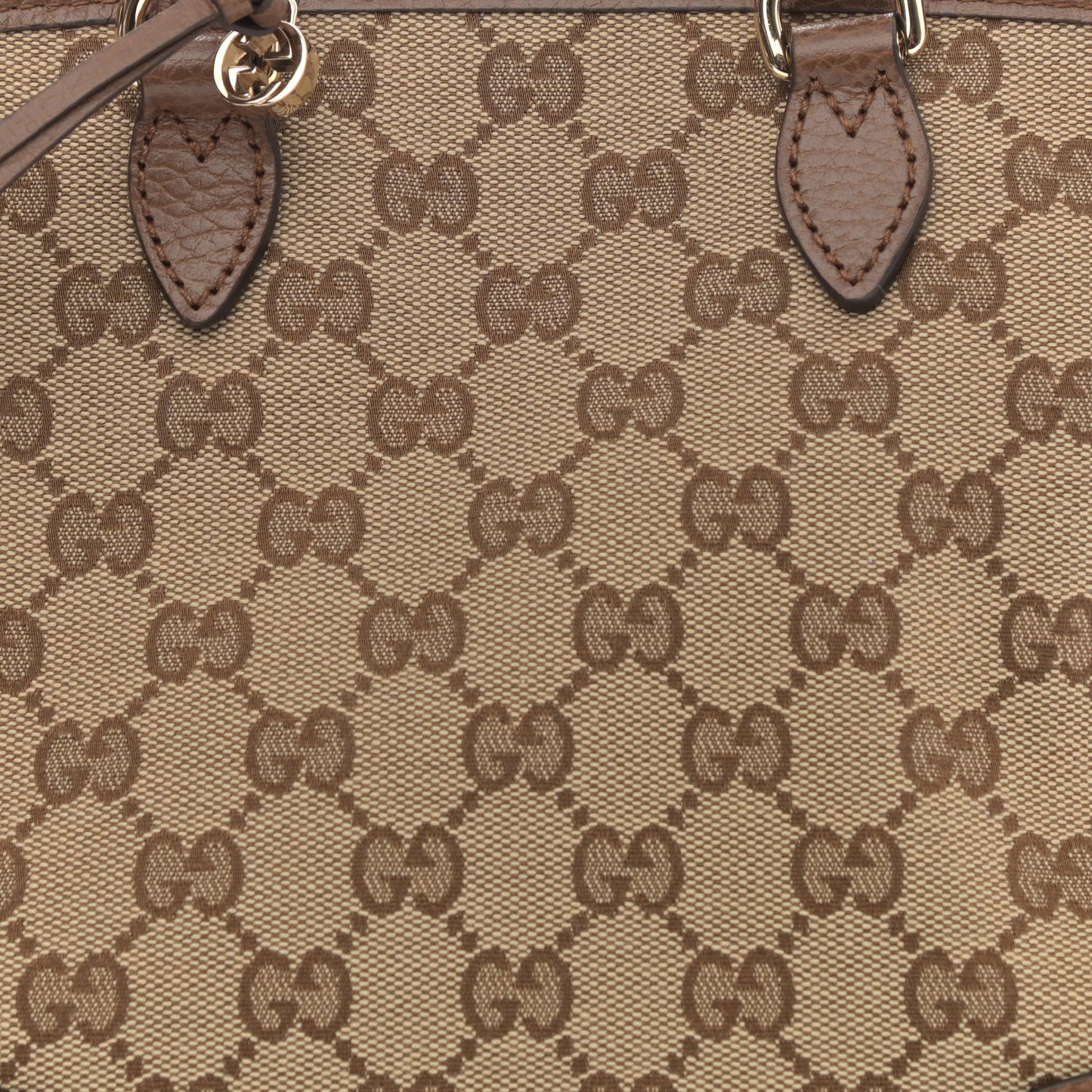 Monogram Small Bree Tote Beige Tabacco