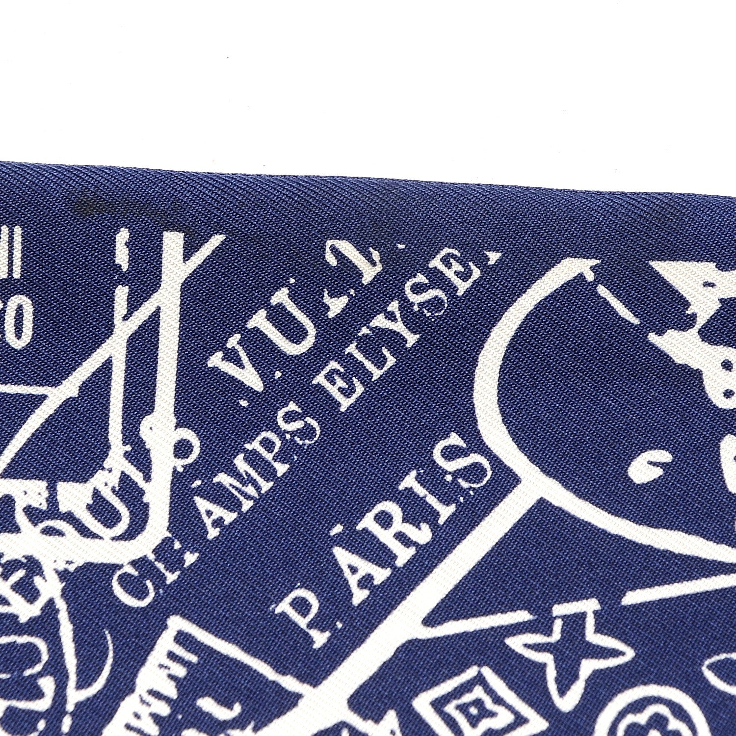 Louis Vuitton Silk Boarding Bandeau Denim 4 of 4