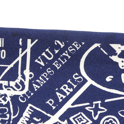 Louis Vuitton Silk Boarding Bandeau Denim 4 of 4