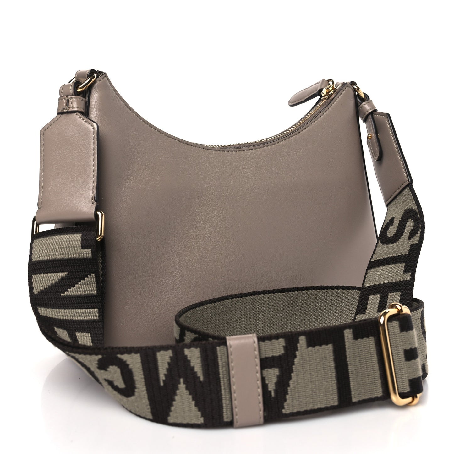 Eco Alter Nappa Perforated Logo Small Shoulder Bag Moss