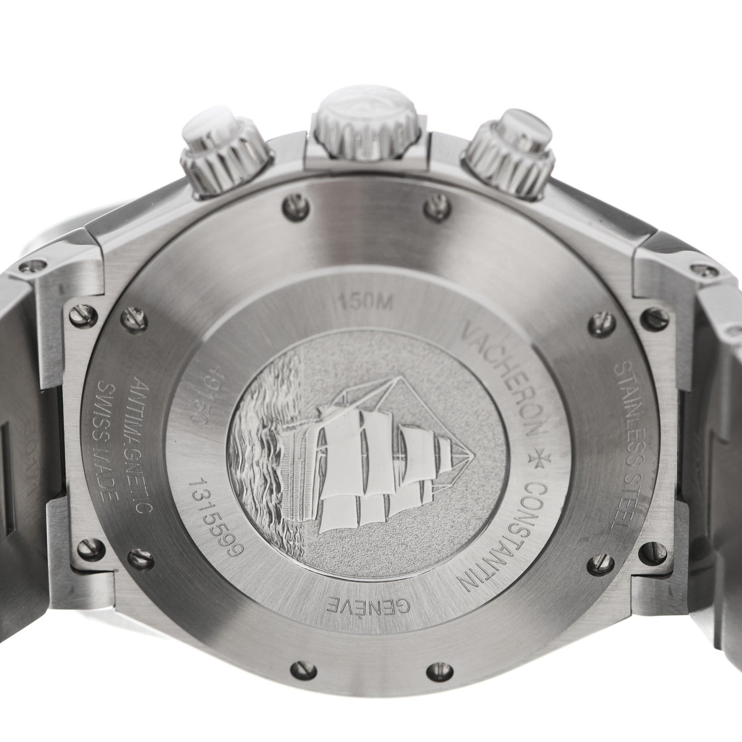 Vacheron Constantin Stainless Steel 42mm Overseas Chronograph Automatic Watch 49150/B01A 4 of 5