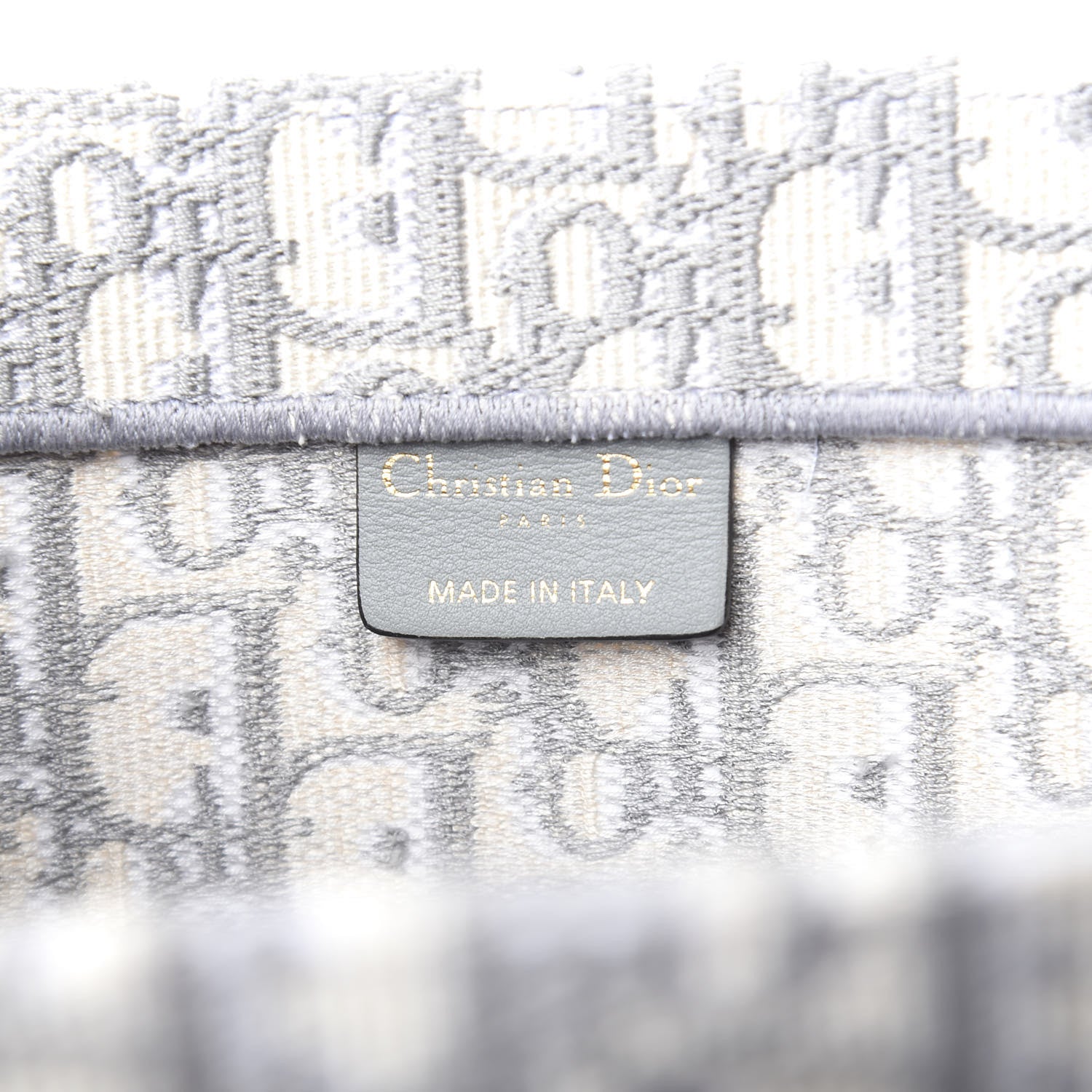 Christian Dior Oblique Medium Book Tote Grey 7 of 11