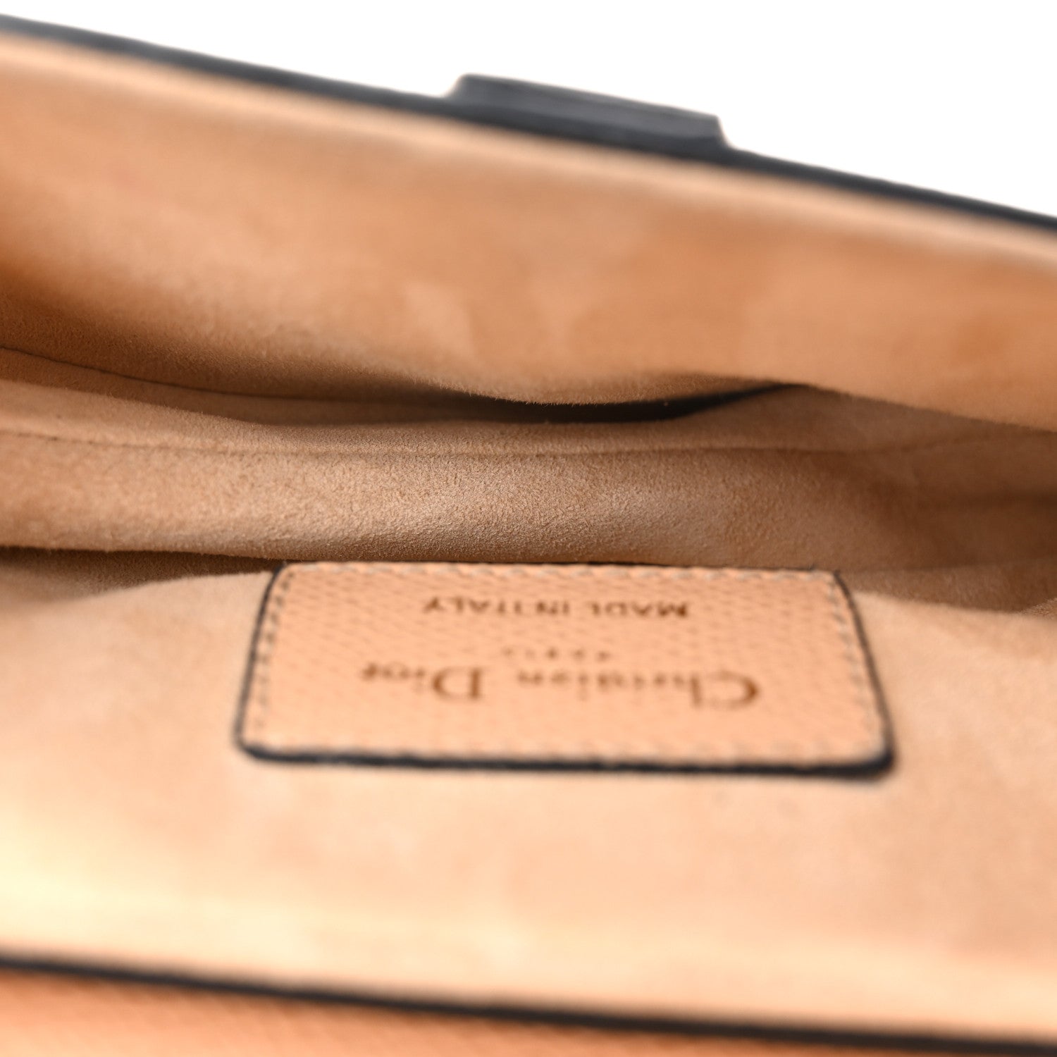 Christian Dior Grained Calfskin Mini Saddle Bag Beige 5 of 10