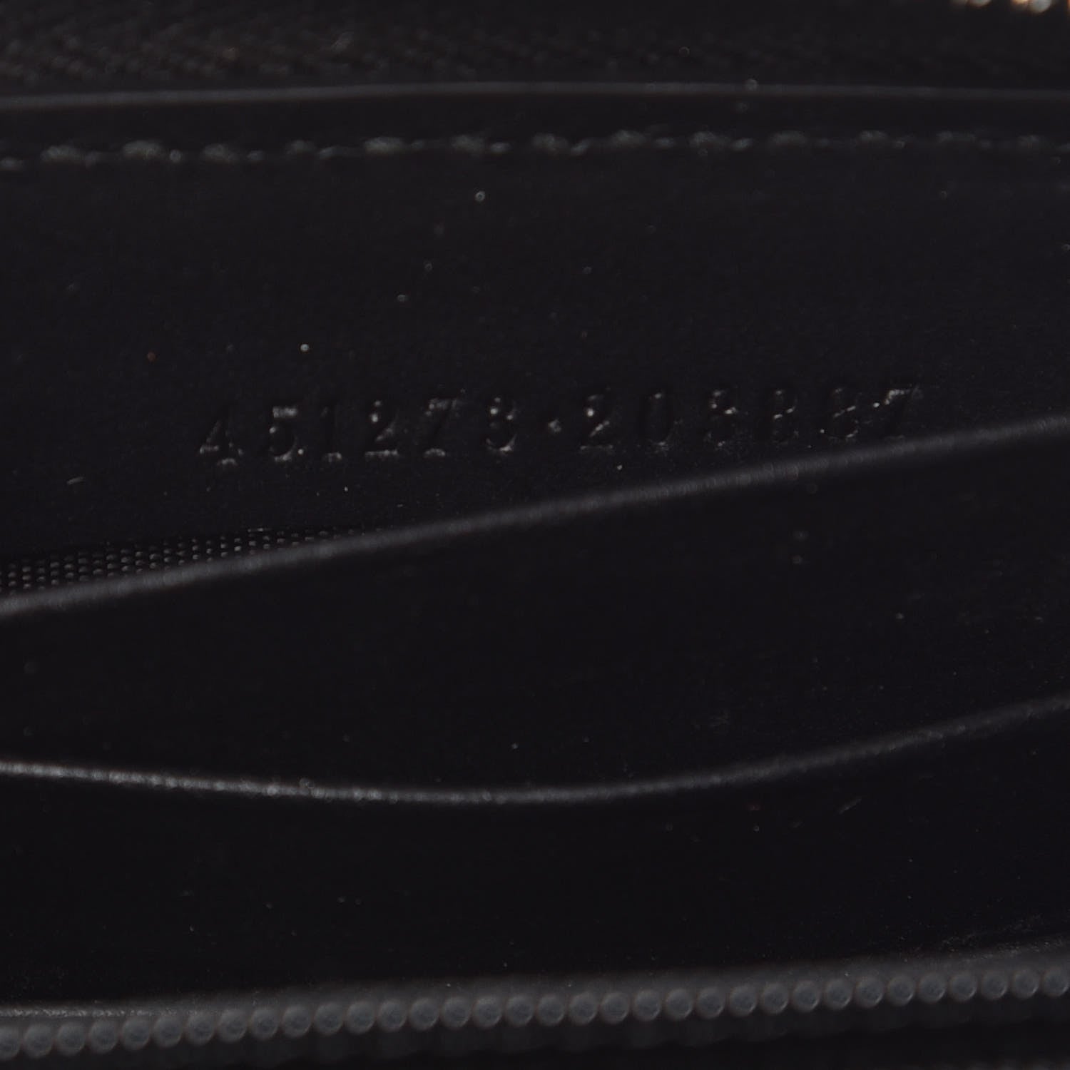 Gucci GG Supreme Monogram Wolf Print Zip Around Wallet Black 7 of 11