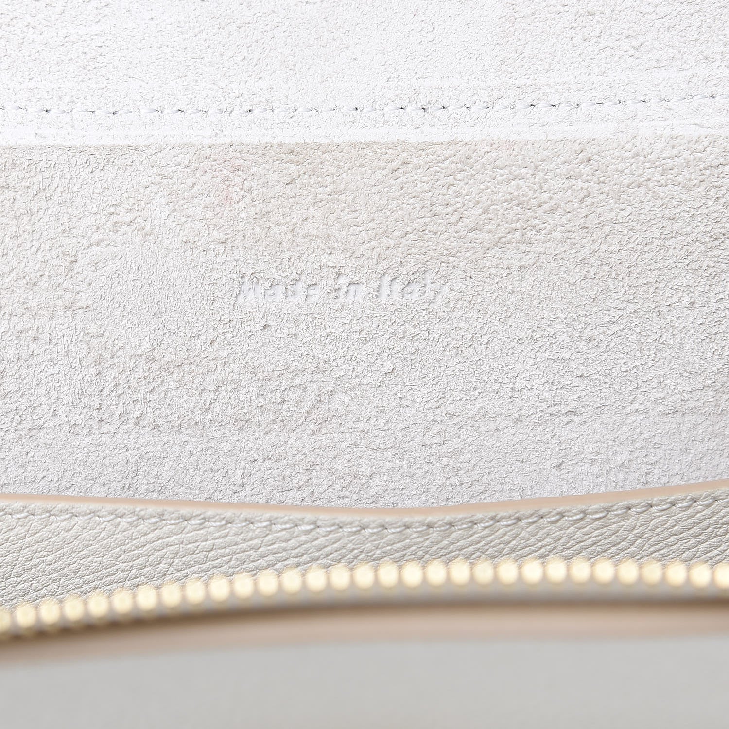 Celine Grained Calfskin Micro Belt Bag White 6 of 10