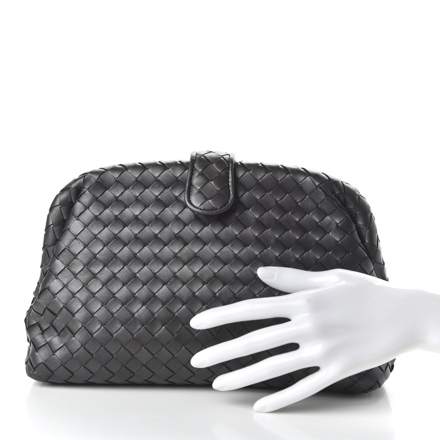 Nappa Intrecciato The Lauren 1980 Clutch Ebano
