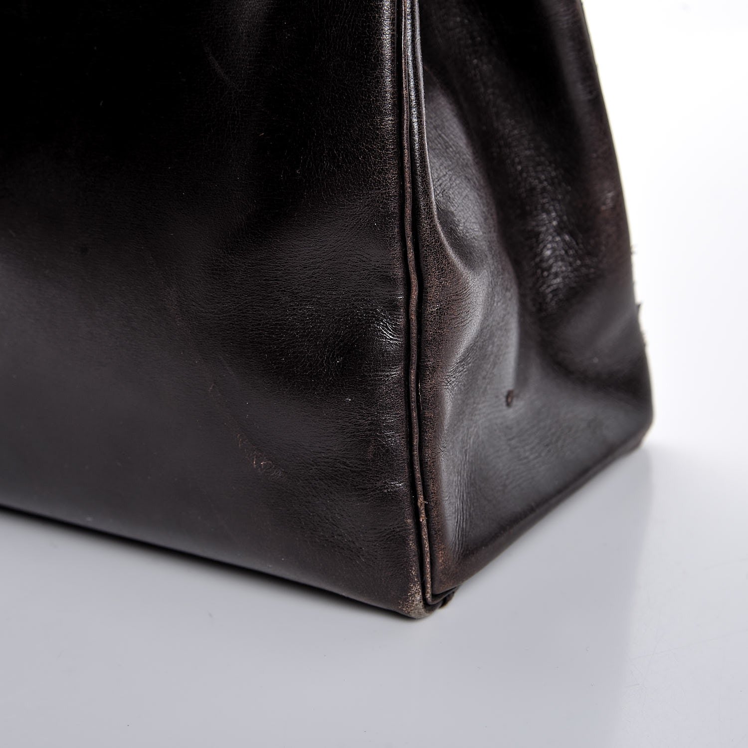 Hermes Box Kelly Retourne 32 Chocolate 48 of 53