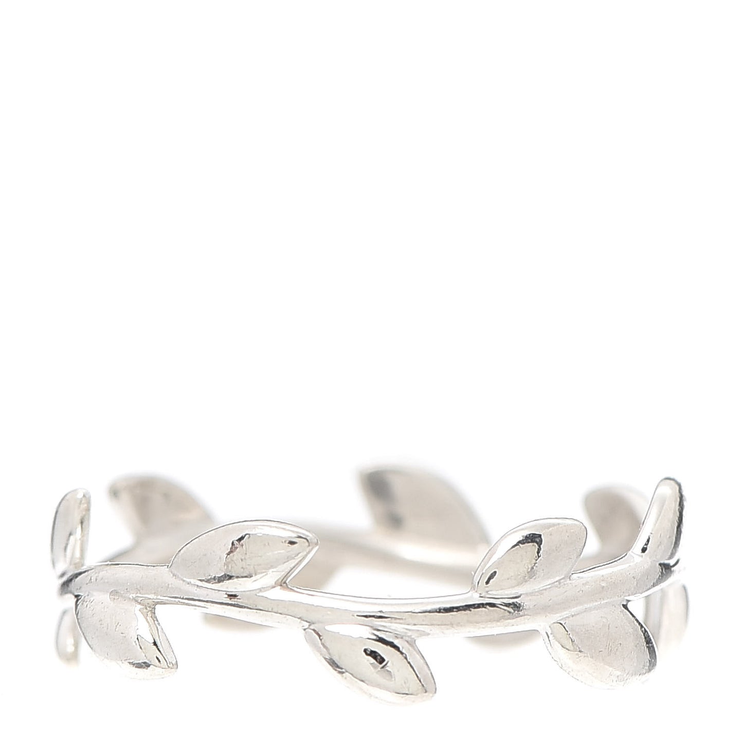 Sterling Silver Paloma Picasso Narrow Olive Leaf Band Ring 57 8