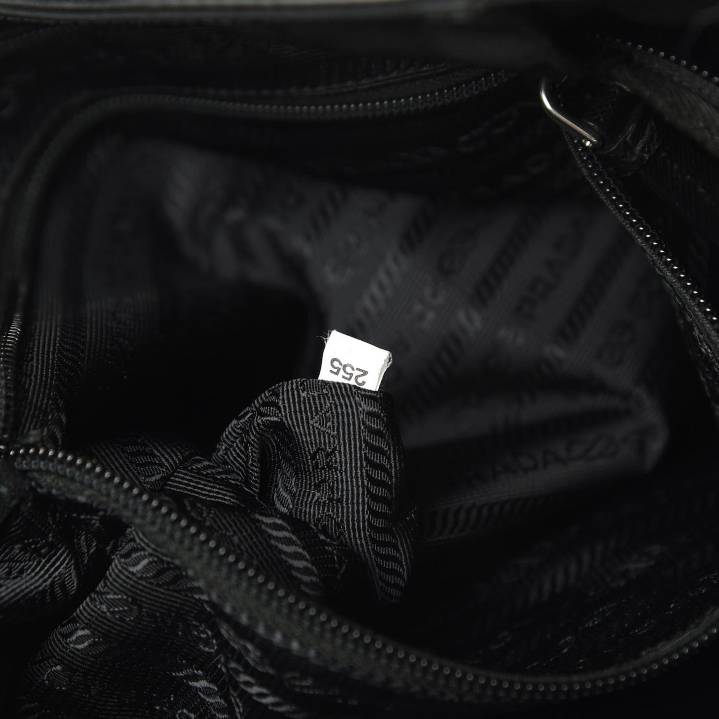 Nylon New Vela Studded Tote Black Fuoco