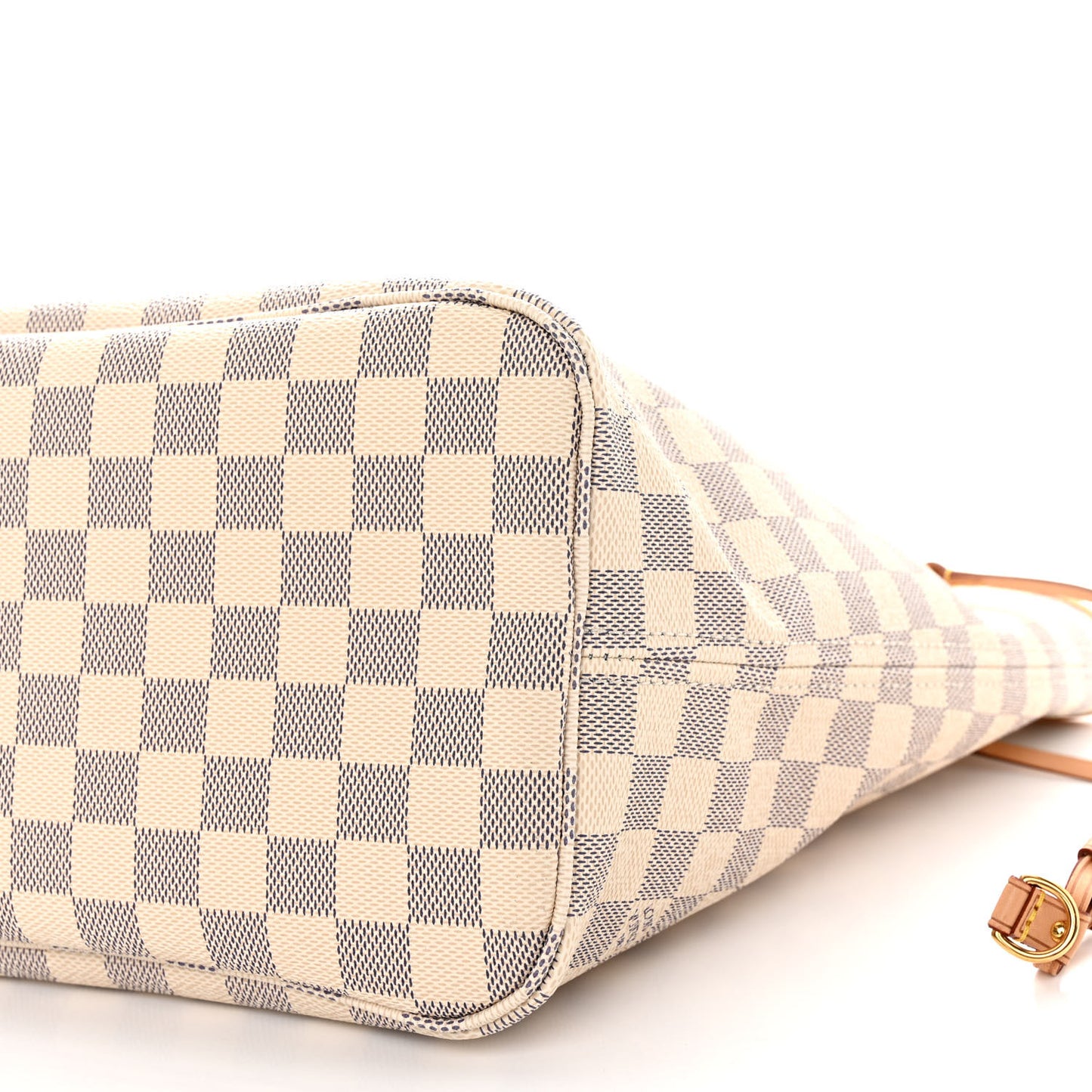 Damier Azur Neo Neverfull MM Rose Ballerine