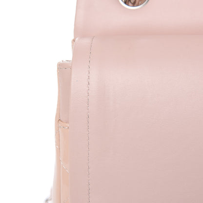 Chanel Patent Quilted Jumbo Double Flap Light Pink 14 of 15