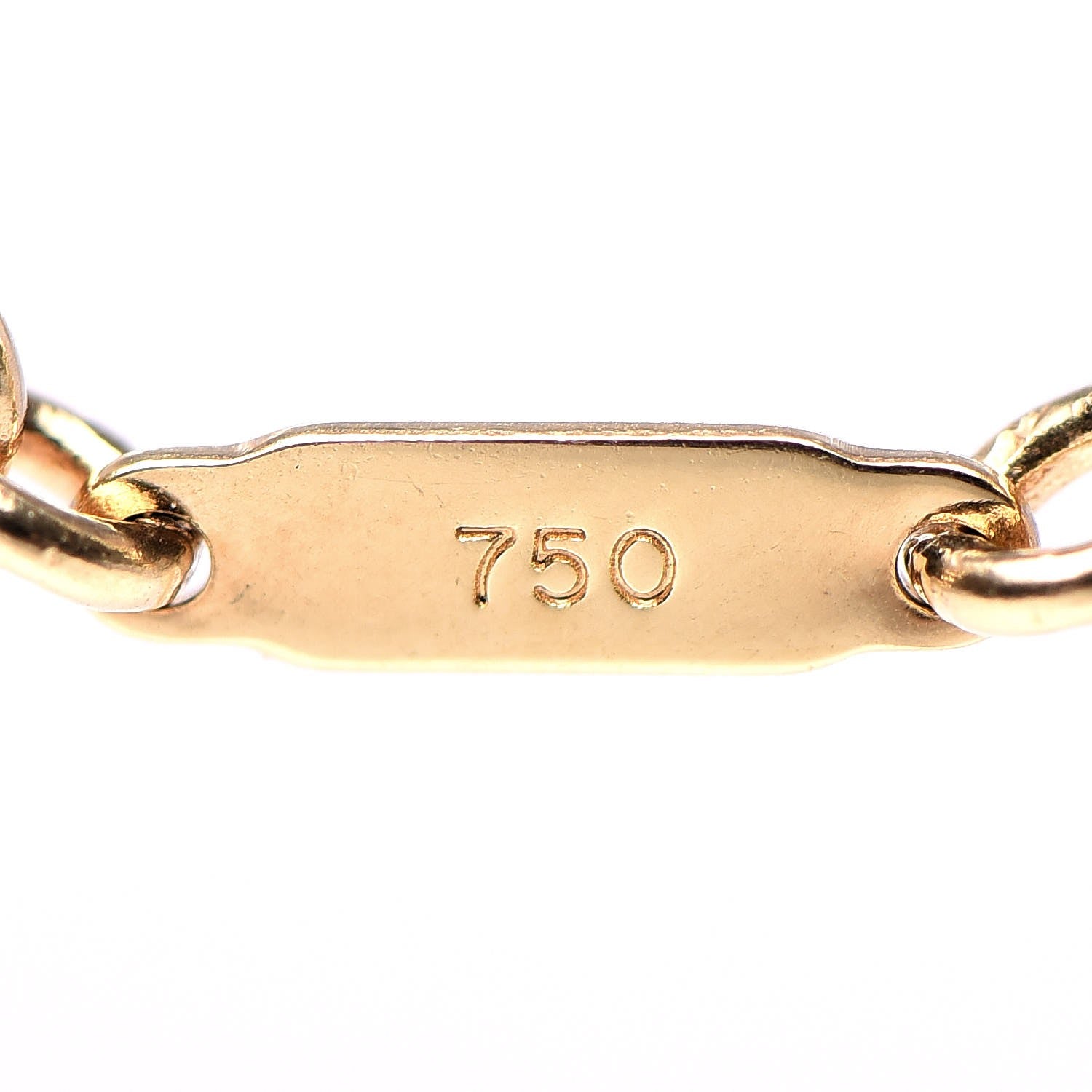 Tiffany 18K Yellow Gold Schlumberger Round Link Chain 4 of 6