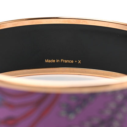Hermes Enamel Printed Wide Le Marche de Savana Bracelet 65 4 of 4