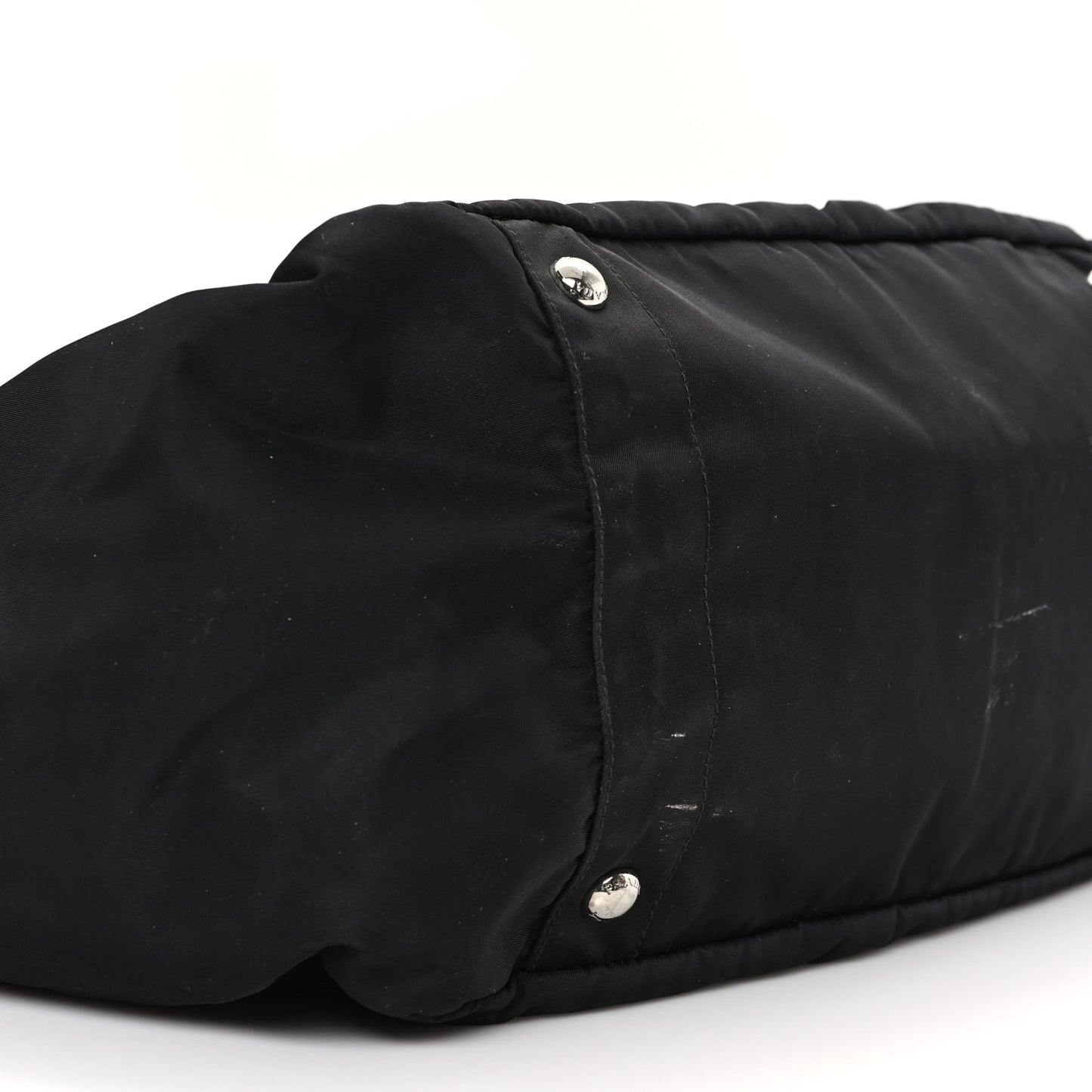 Tessuto Nylon Vela Diaper Bag Black
