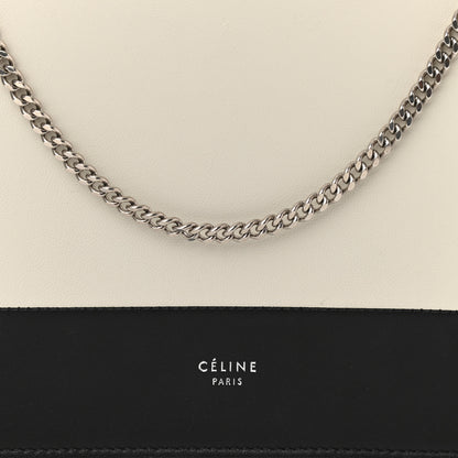 Celine Smooth Lambskin Frame Evening Chain Clutch Black White 8 of 10