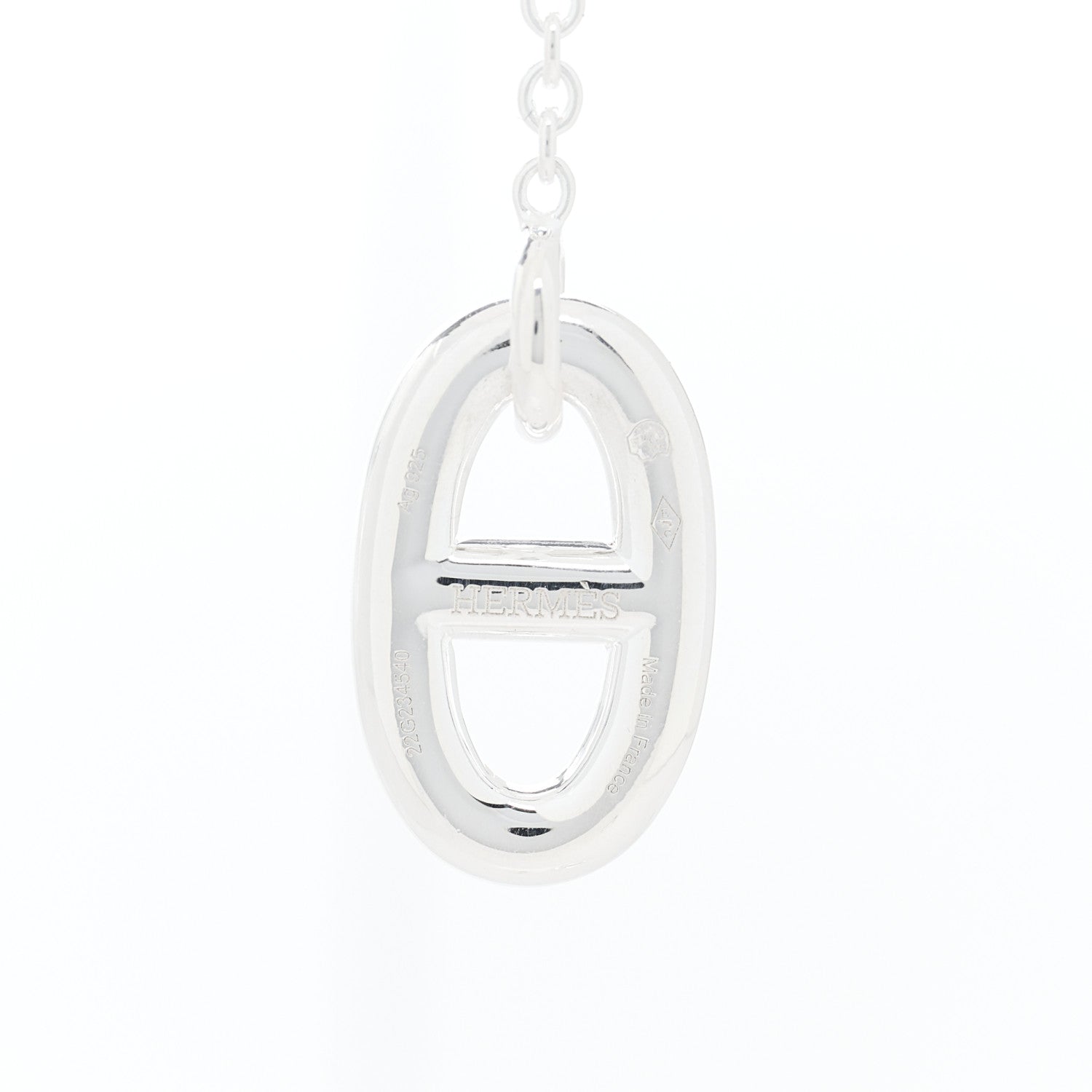 Hermes Sterling Silver Farandole Drop Earrings 4 of 5