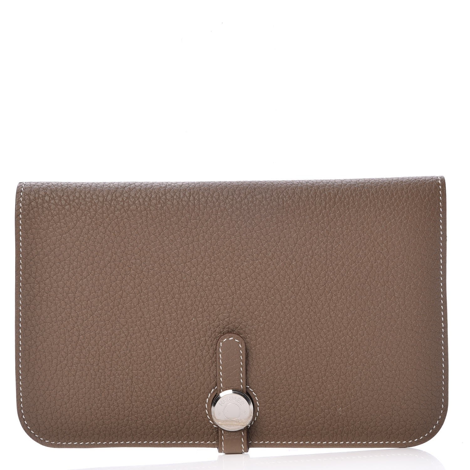 Hermes Togo Dogon Duo Wallet Etoupe 1 of 7