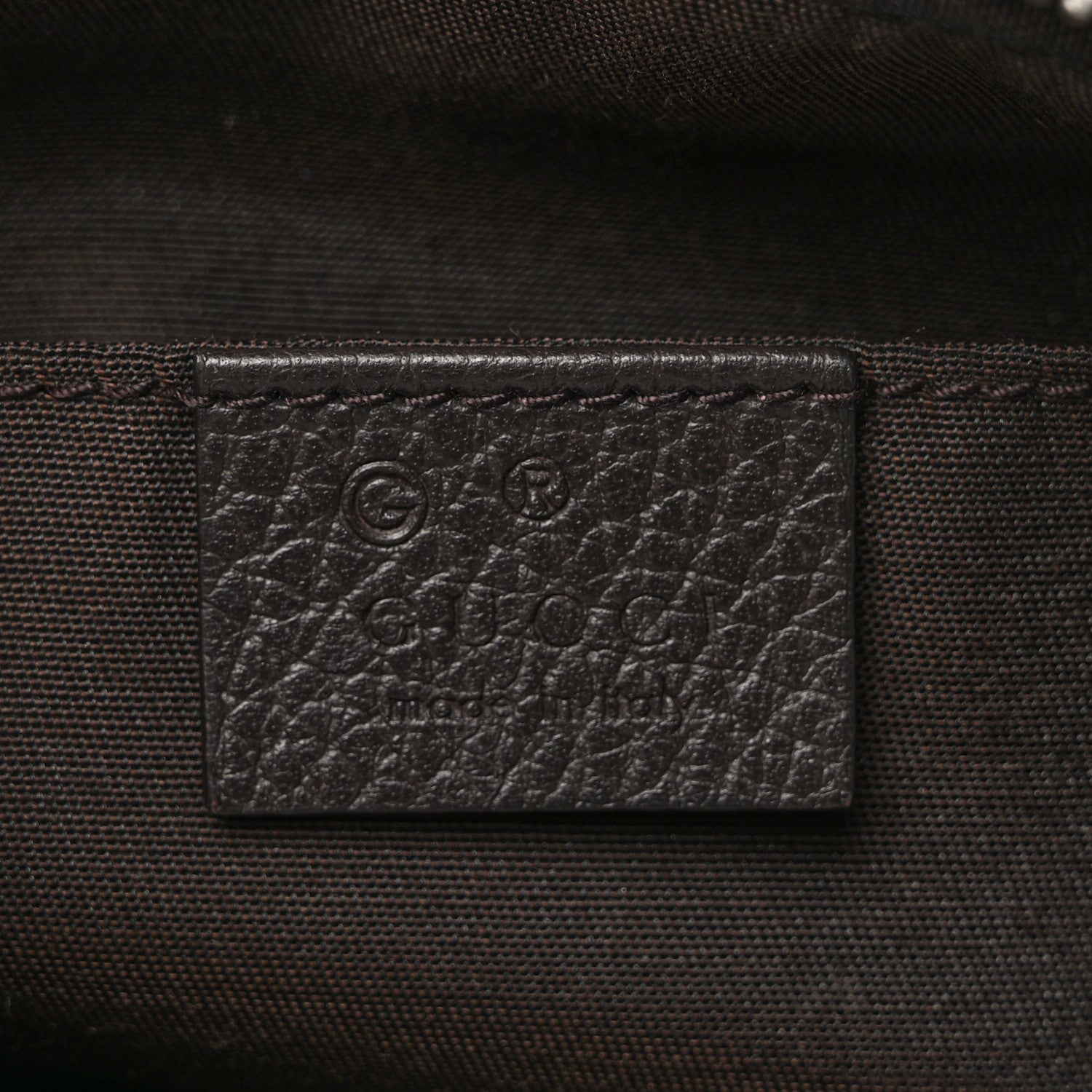 Gucci Monogram Belt Bag Dark Brown 6 of 10