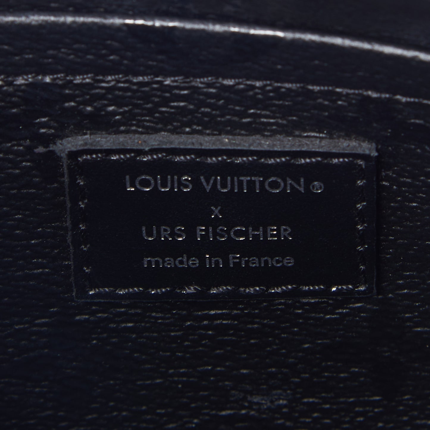 X UF Tufted Monogram Pochette Accessories White Black