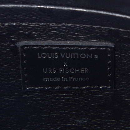 Louis Vuitton X UF Tufted Monogram Pochette Accessories White Black 8 of 9
