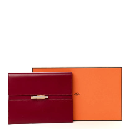 Hermes Villandry Cinhetic Clutch Rubis 10 of 10