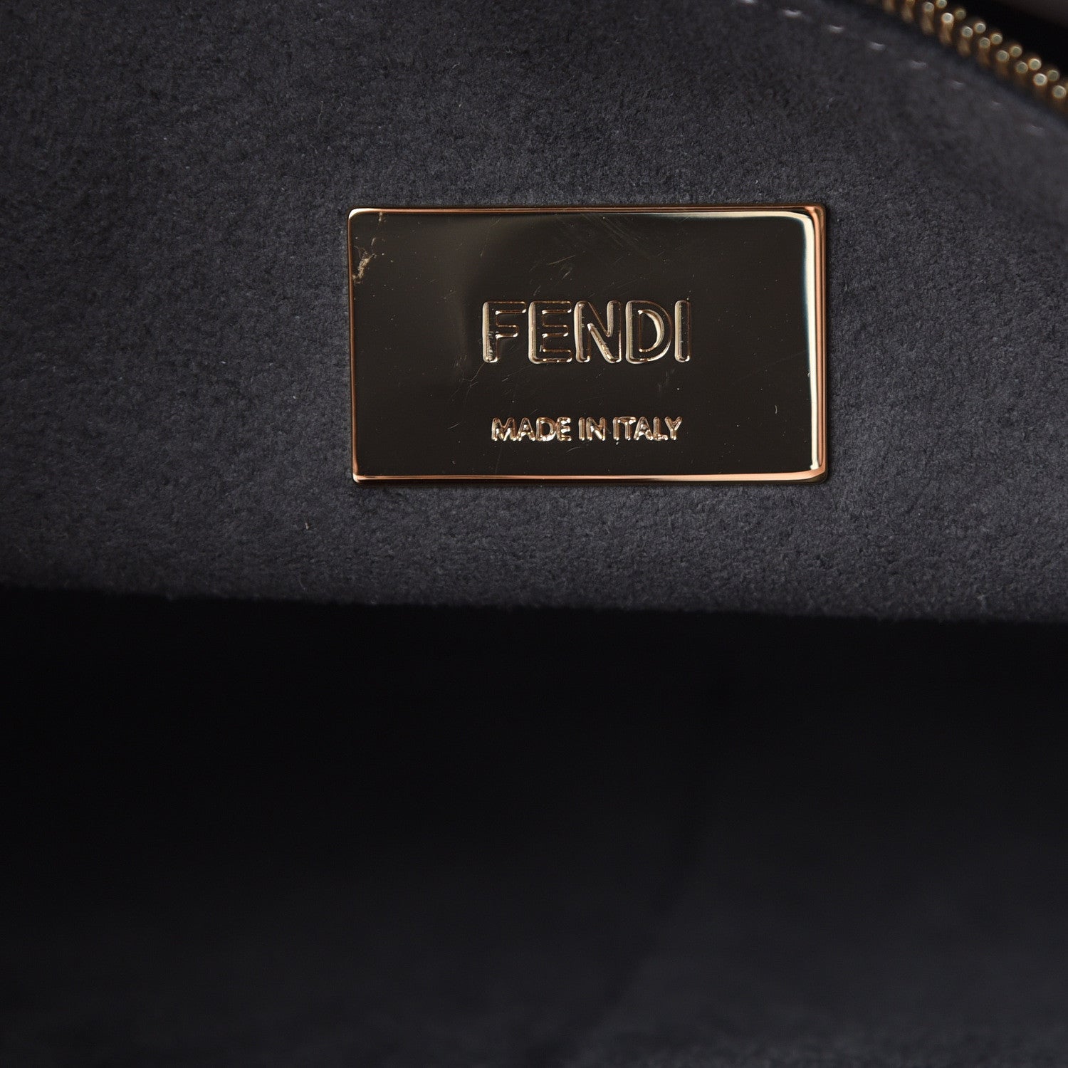 Fendi Vitello Glacier Small FF Tote Rosa Bourbon 5 of 9