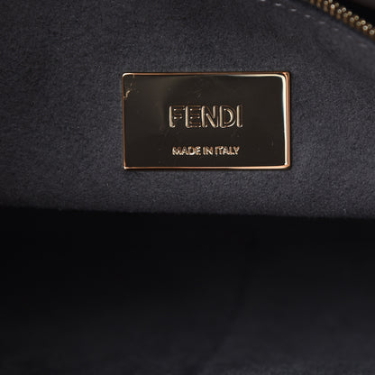 Fendi Vitello Glacier Small FF Tote Rosa Bourbon 5 of 9