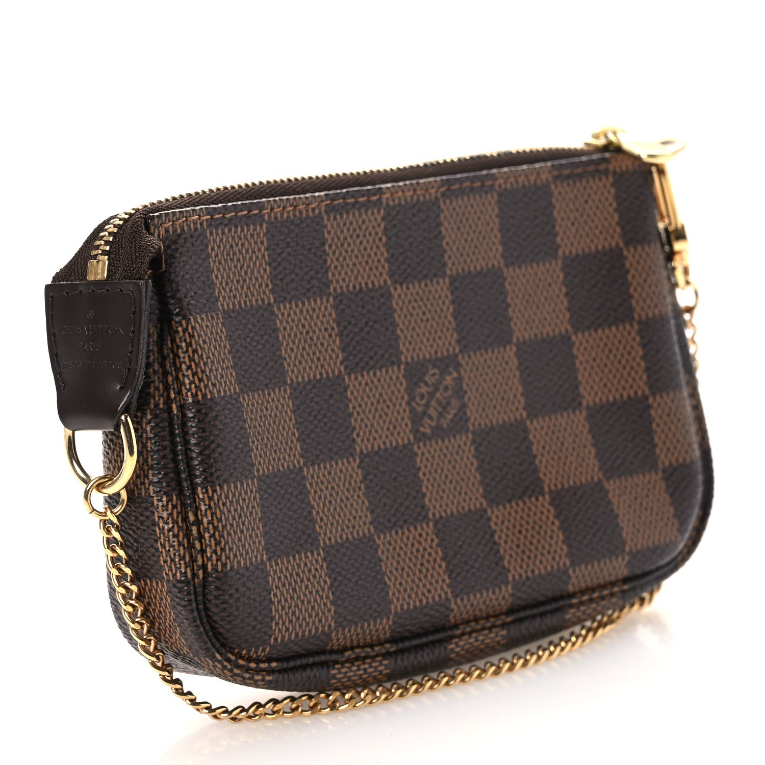 Louis Vuitton Damier Ebene Complice Trunks and Bags Mini Pochette Accessories Red 3 of 12