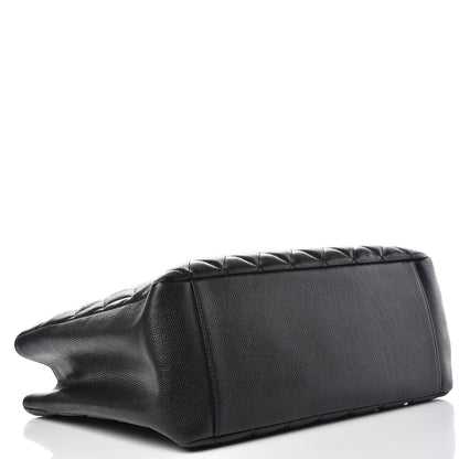 Chanel Caviar Quilted Grand Shopping Tote GST Black 4 of 13
