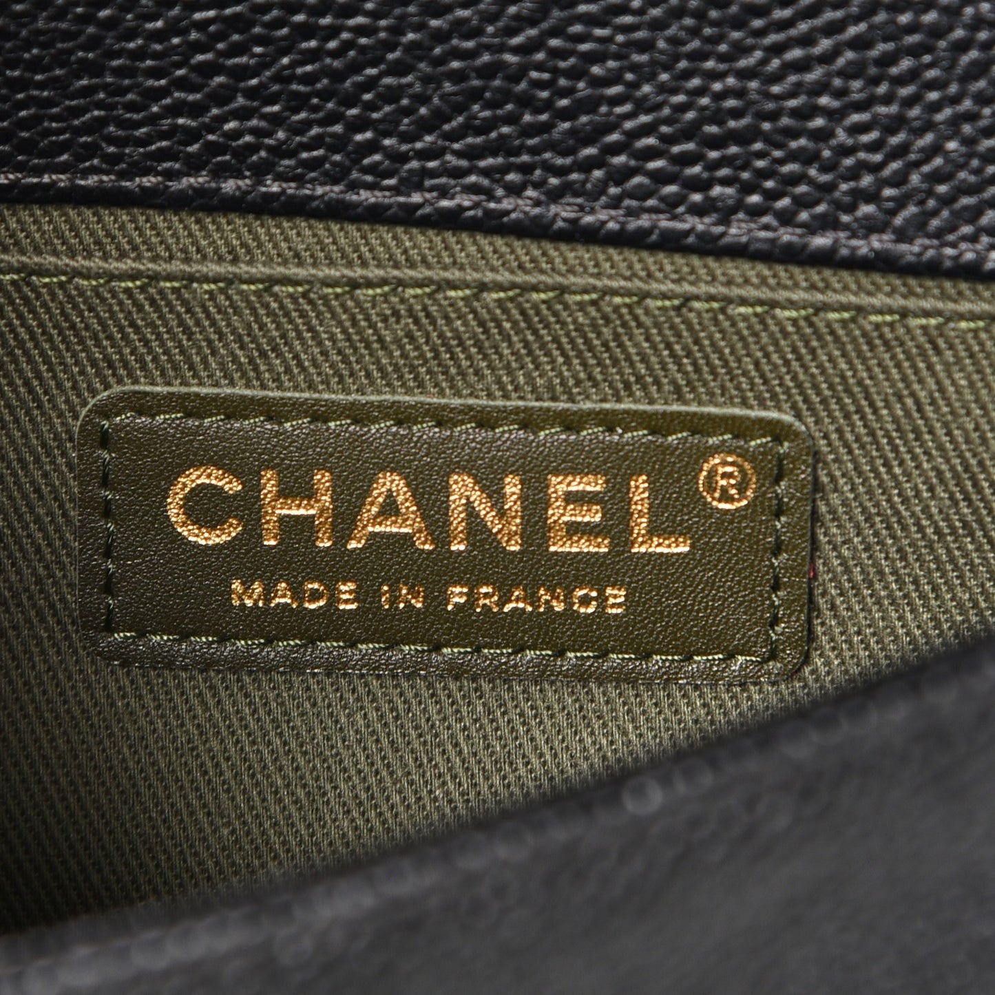 Caviar Quilted Small Boy Flap Black