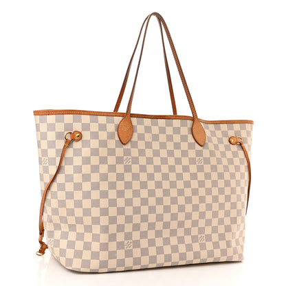 Louis Vuitton Damier Azur Neo Neverfull GM Rose Ballerine 3 of 15