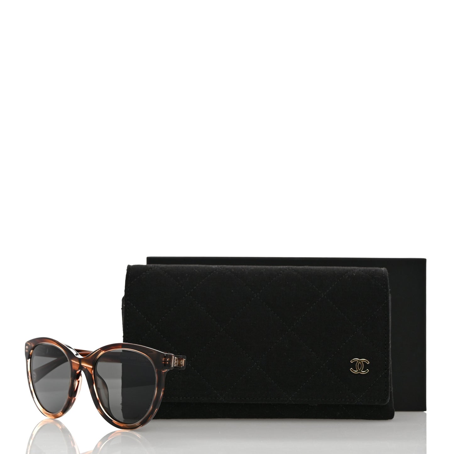 Acetate Polarized Sunglasses 5523-U Striped Brown
