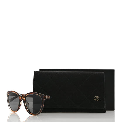 Chanel Acetate Polarized Sunglasses 5523-U Striped Brown 7 of 7