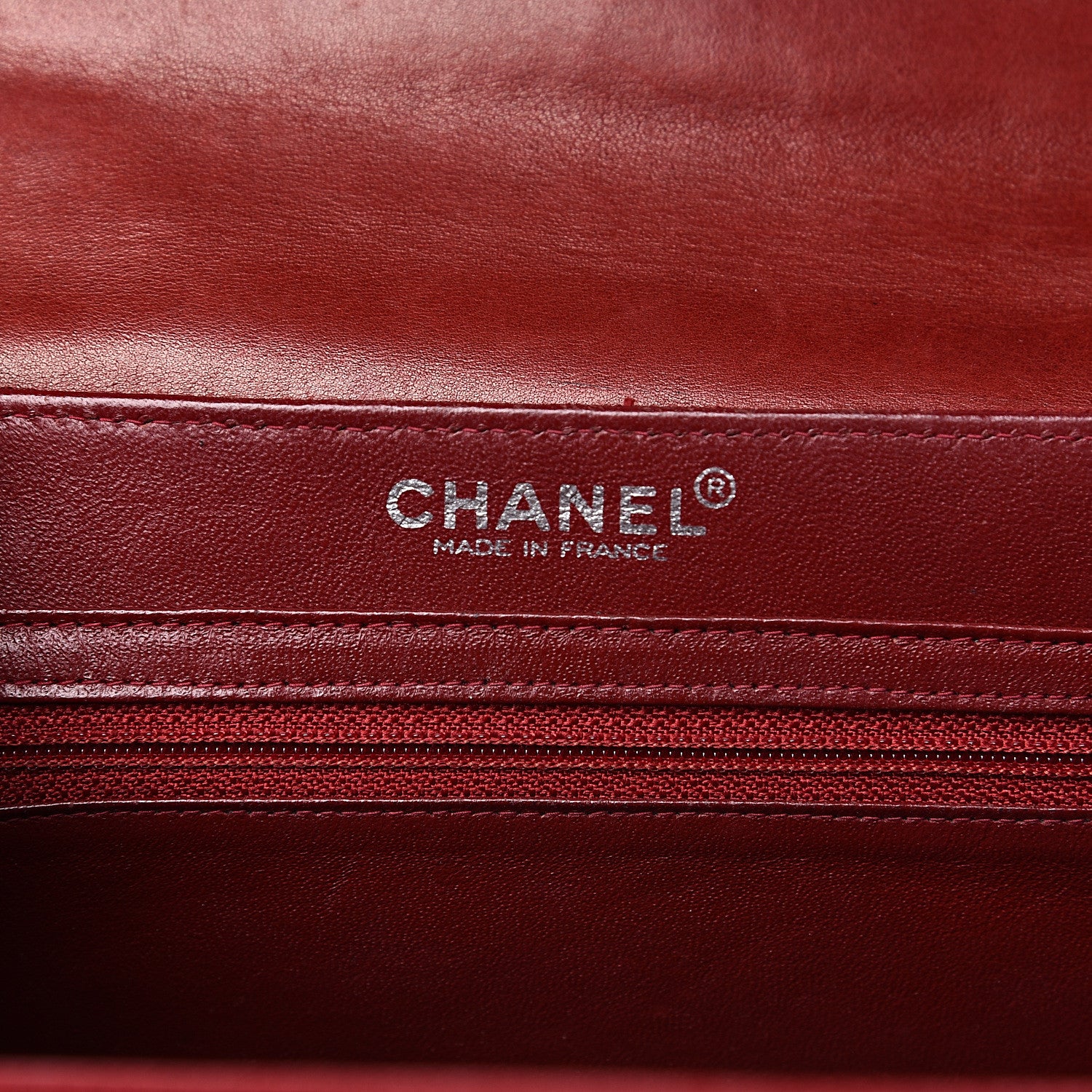 Chanel Toile Patent Chocolate Bar Accordion Mademoiselle Flap 6 of 13