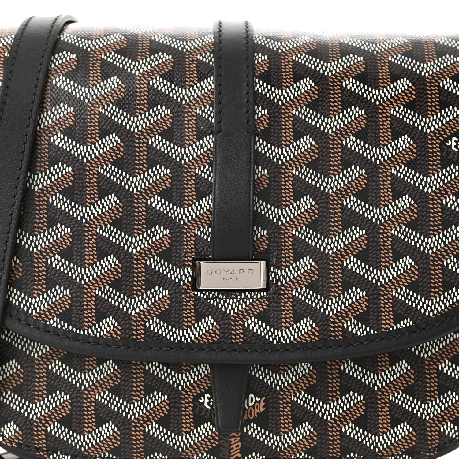 Goyard Goyardine Belvedere II PM Messenger Bag Black 7 of 9