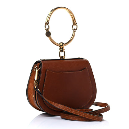 Chloe Calfskin Suede Small Nile Bracelet Bag Caramel 2 of 4