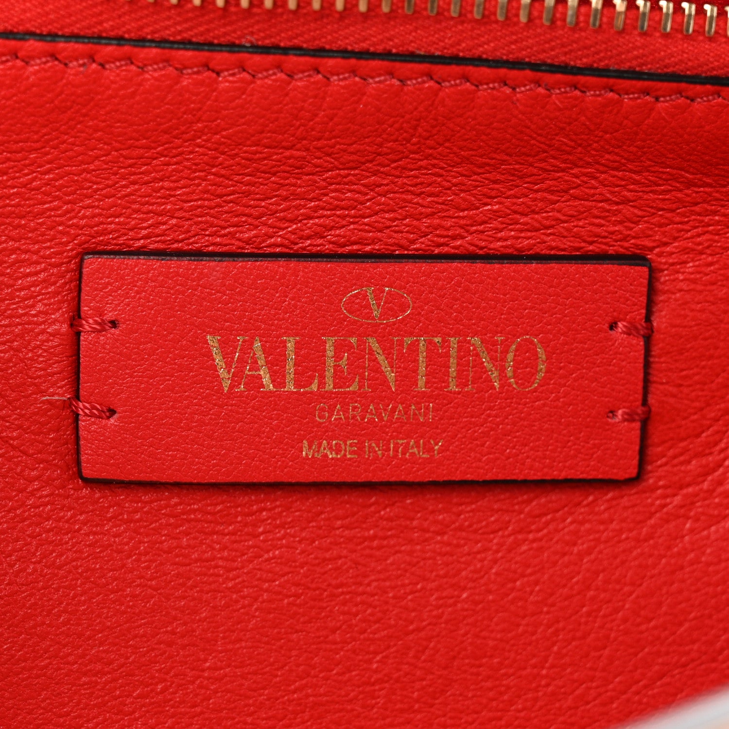 Valentino Garavani Calfskin Rockstud Saddle Bag Poudre 6 of 11