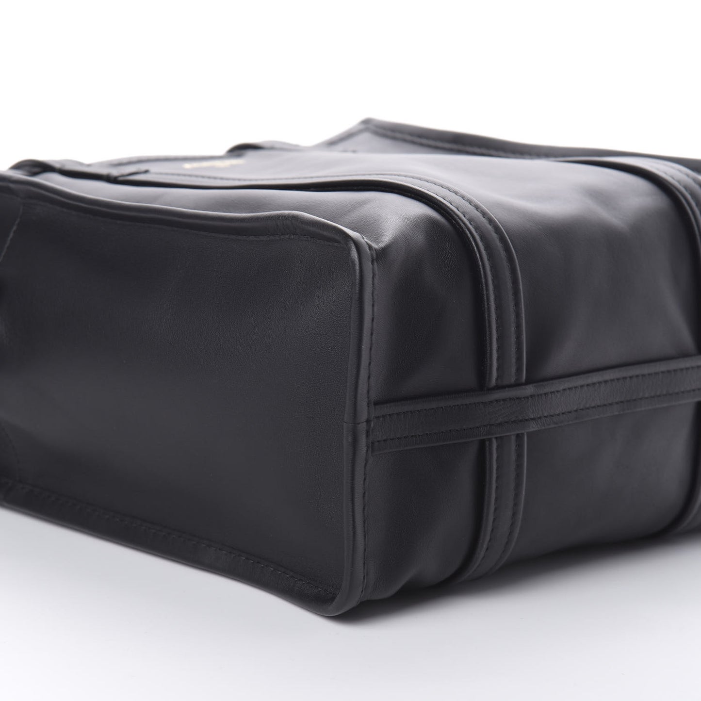 Agneau Small Bazar Shopper Tote Black
