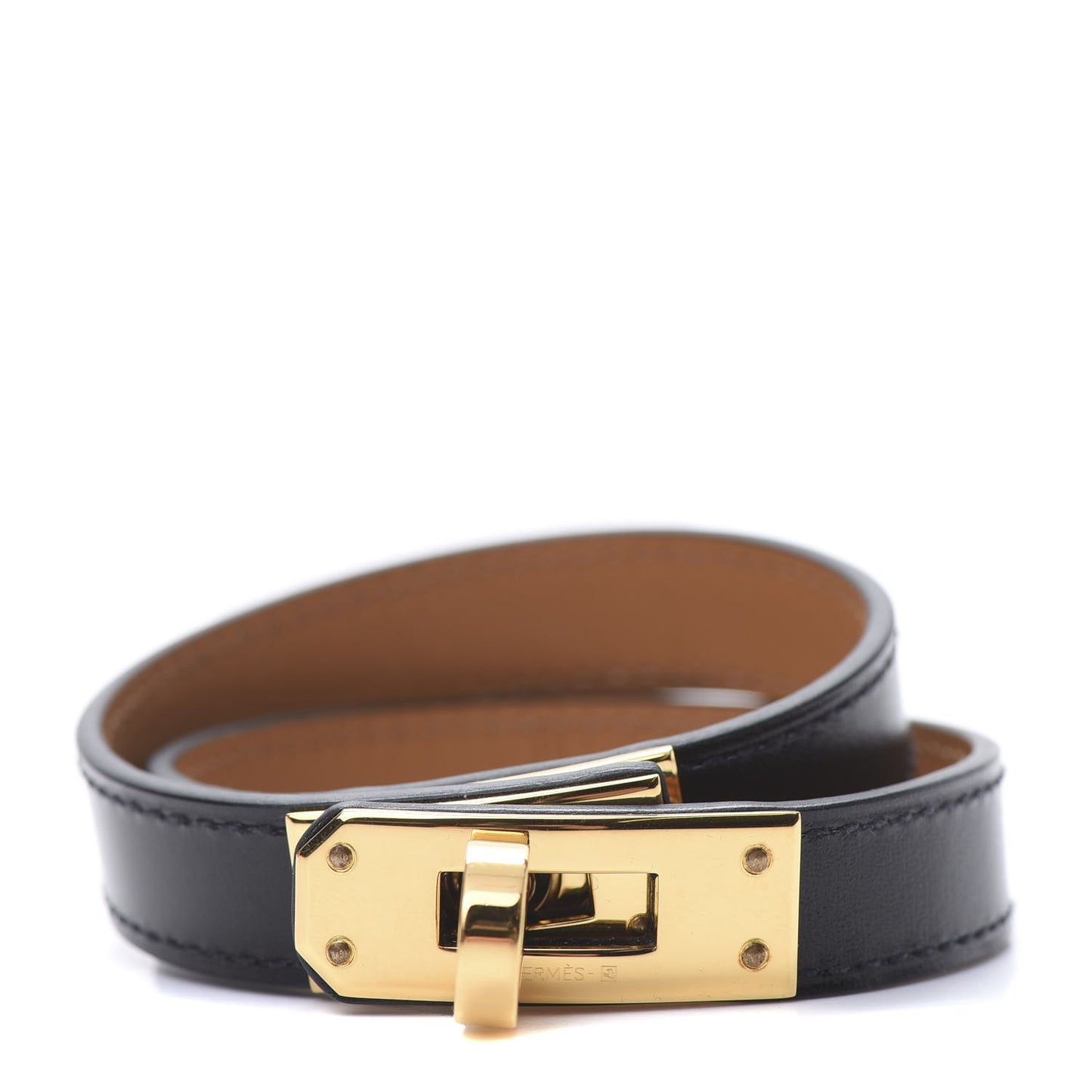 Box Kelly Double Tour Bracelet S Black