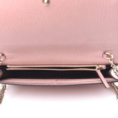Gucci Dollar Calfskin Medium Betty Chain Wallet Soft Pink 7 of 10