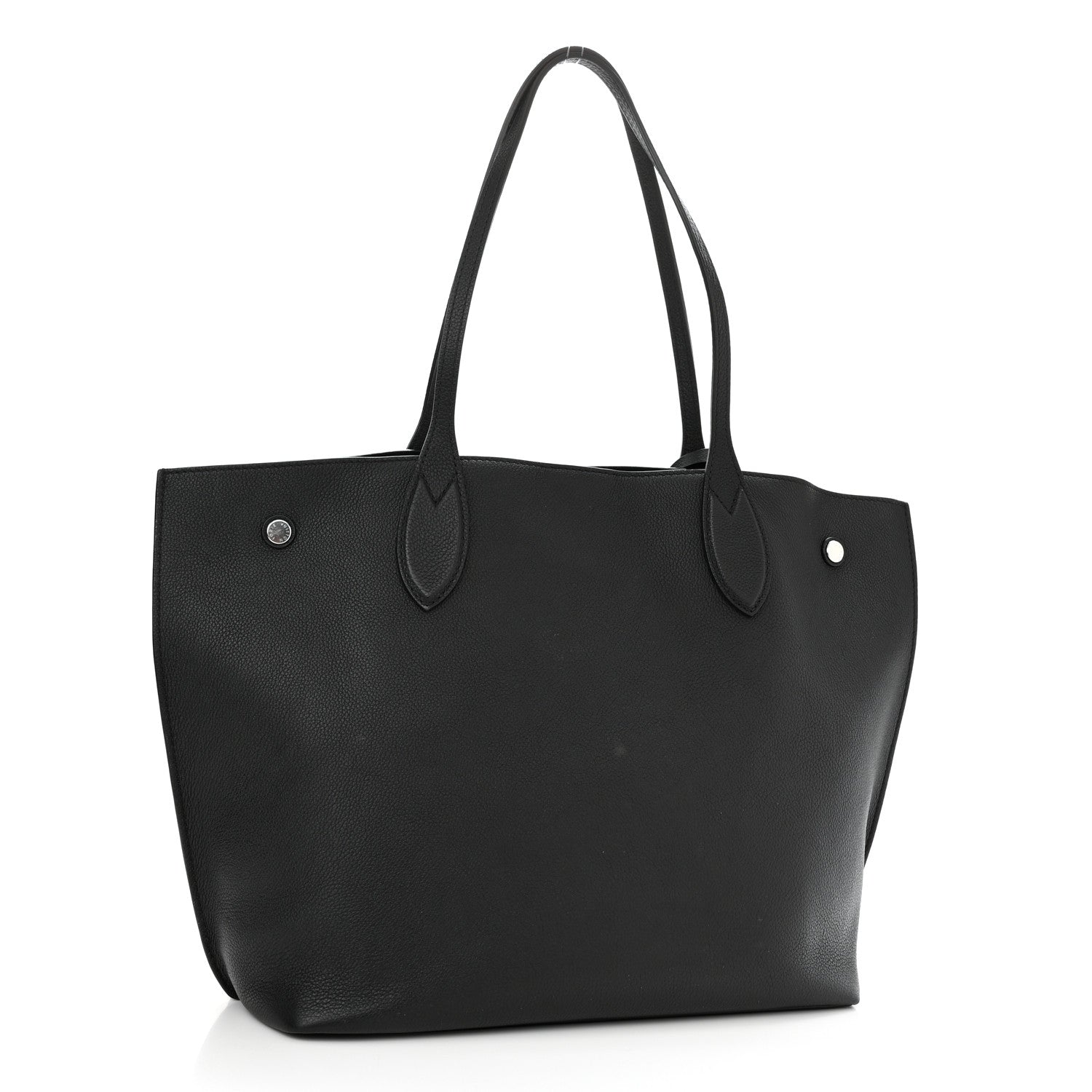 Louis Vuitton Calfskin Lockme Go Tote Black 3 of 10
