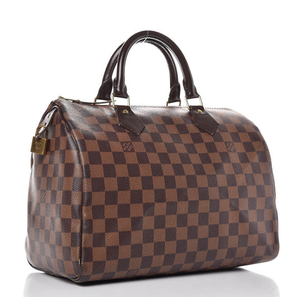 Louis Vuitton Damier Ebene Speedy 30 3 of 10