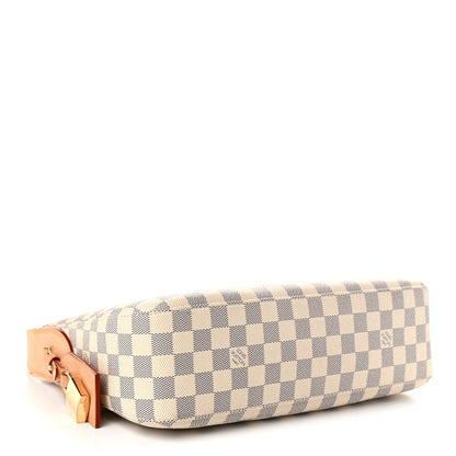 Louis Vuitton Damier Azur Slouchy PM Rose Ballerine 4 of 9