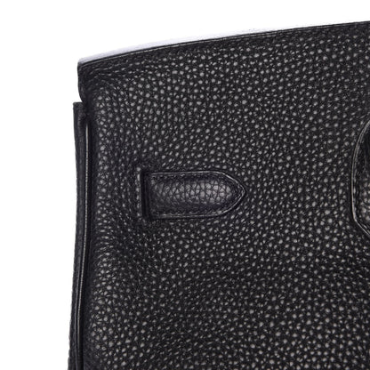 Hermes Taurillon Clemence Birkin 35 Black 19 of 39