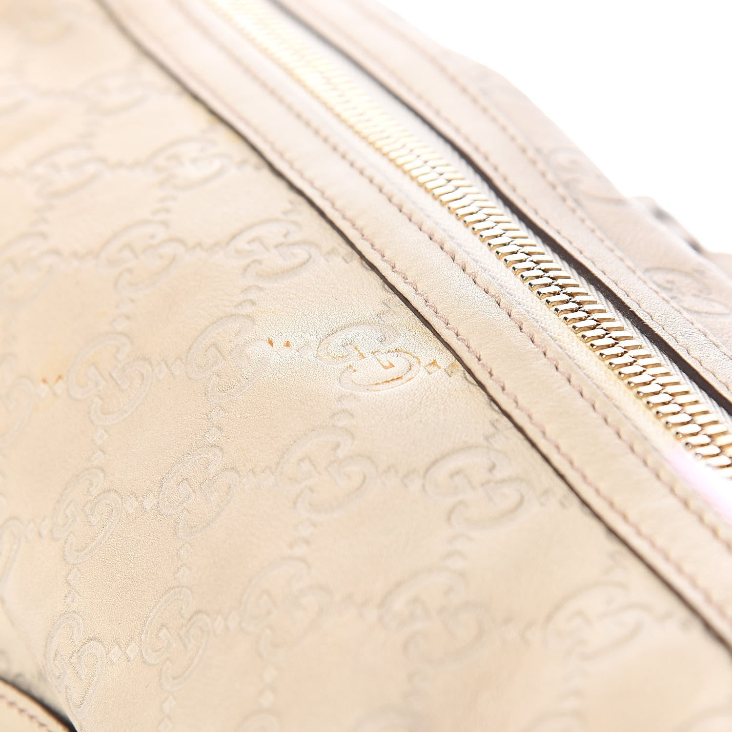Gucci Guccissima 85th Anniversary Large Boston White 11 of 11