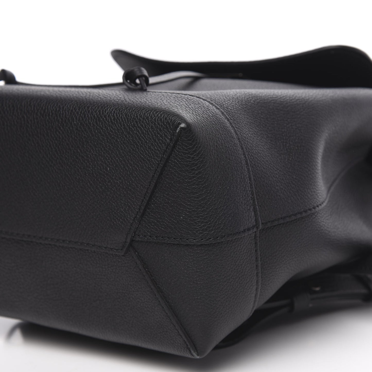 Calfskin Lockme Backpack Black