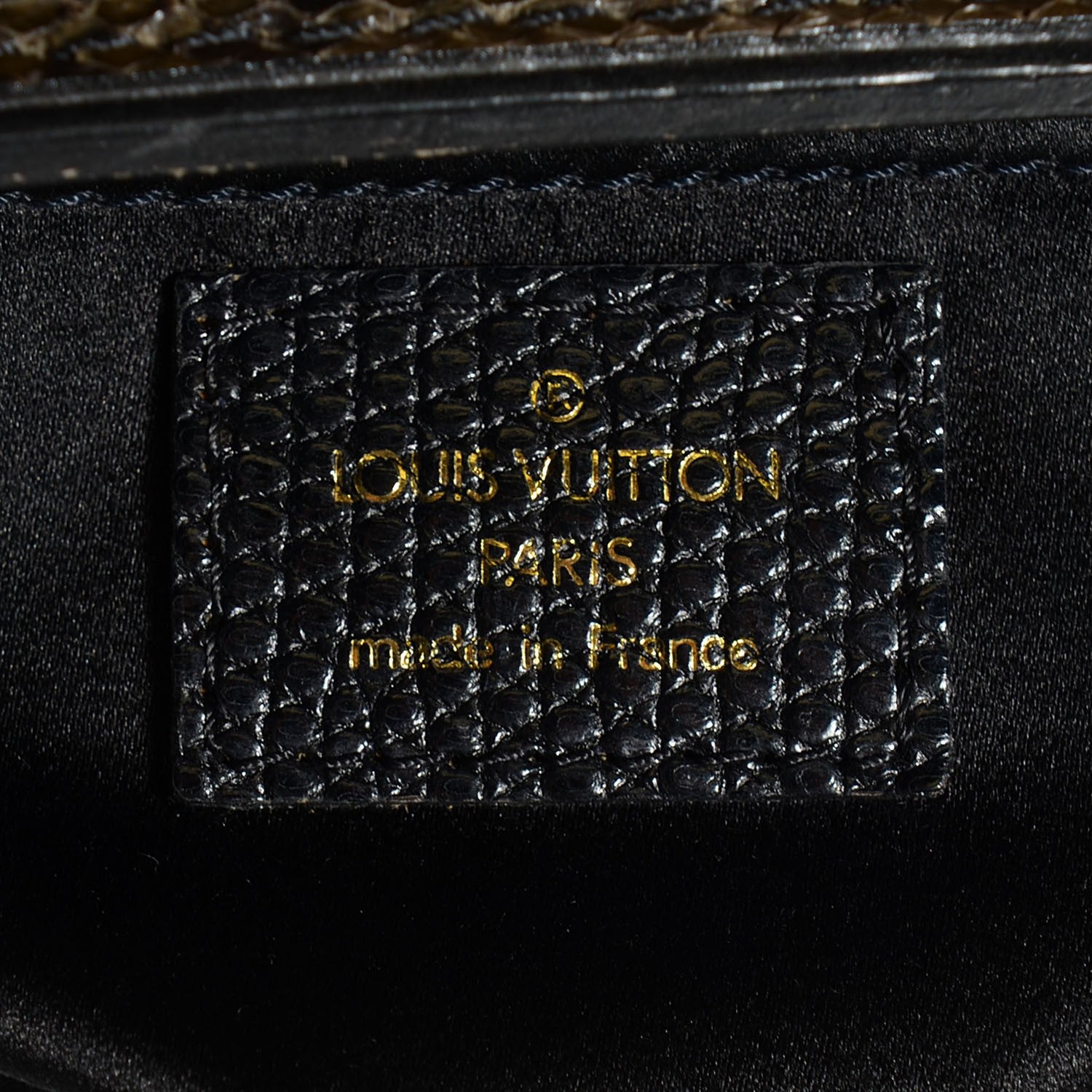 Louis Vuitton Monogram Denim Chinchilla Lizard Trapeze PM 6 of 7